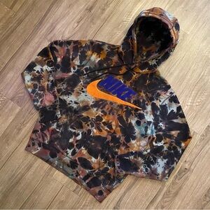 🔥NEW🔥 CUSTOM NIKE TIE DYE MEN’S HOODIE